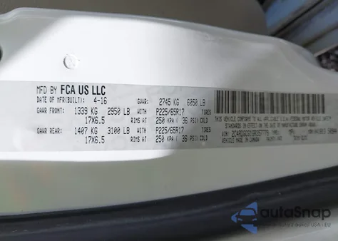 2016 Dodge Grand Caravan Sxt from USA, damaged, VIN 2C4RDGCG1GR357779